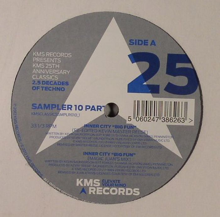 INNER CITY - KMS 25th Anniversary Classics: Vinyl Sampler 10 Part 1