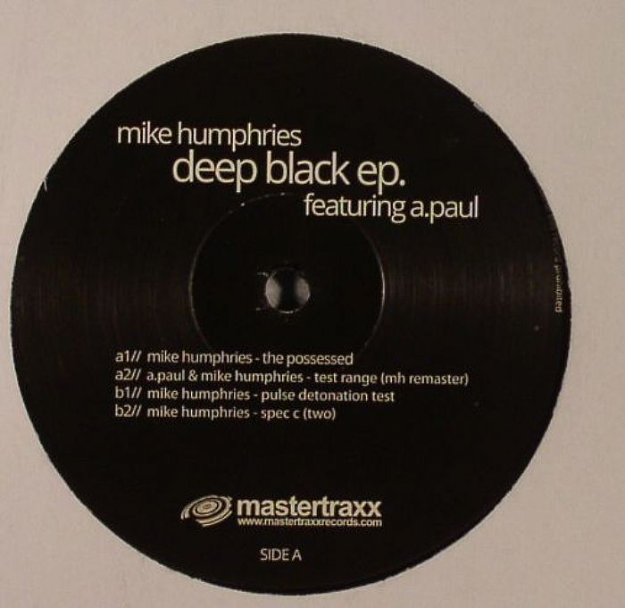 HUMPHRIES, Mike feat A PAUL - Deep Black EP