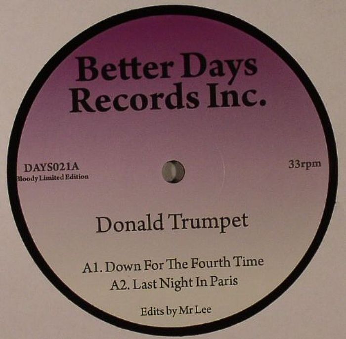 TRUMPET, Donald - Down For The Fourth Time