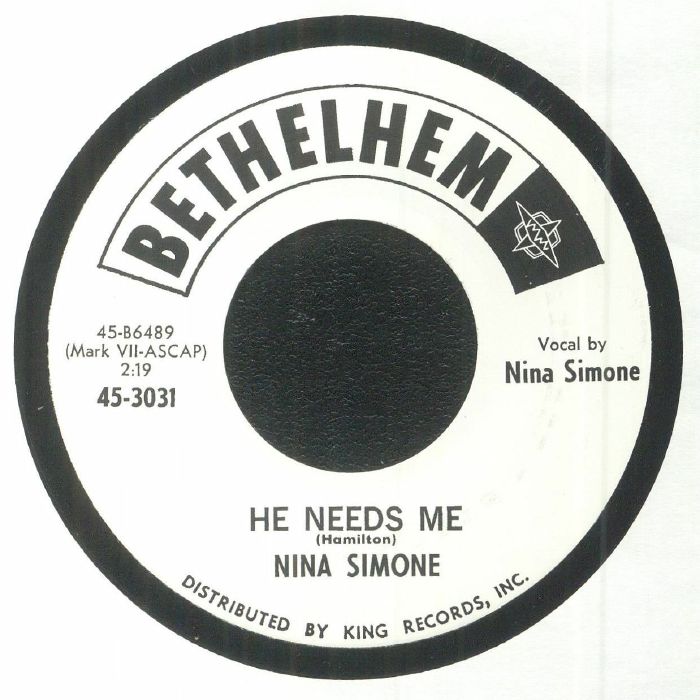 SIMONE, Nina - He Needs Me/My Baby Just Cares For Me (reissue)