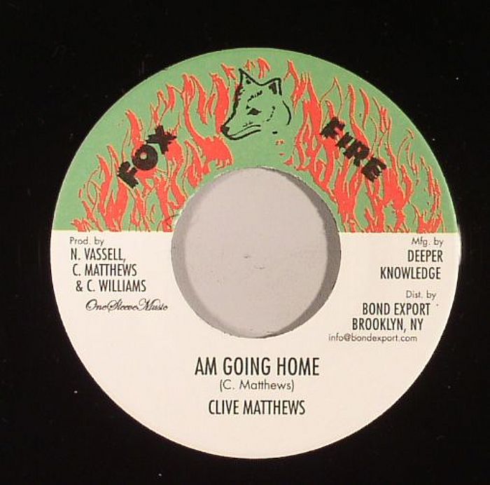 Clive Matthews – Am Going Home vinyl cover