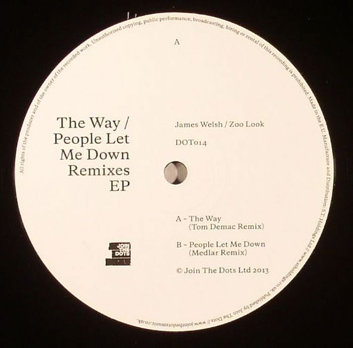 WELSH, James/ZOO LOOK - The Way/People Let Me Down Remixes EP