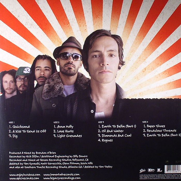 INCUBUS - Light Grenade Vinyl at Juno Records.