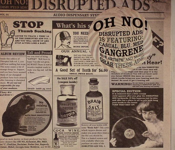 OH NO - Disrupted Ads Vol 1: Audio Dispensary System