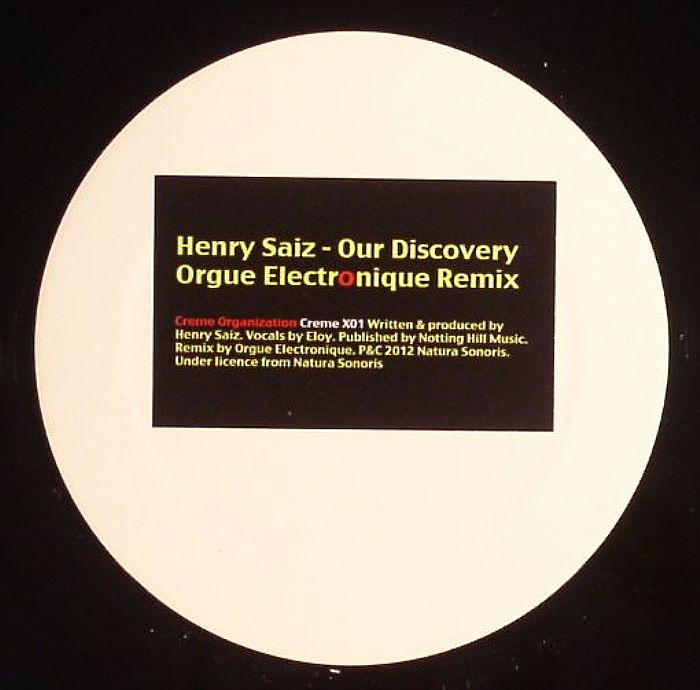 SAIZ, Henry - Our Discovery (Orgue Electronique remix)