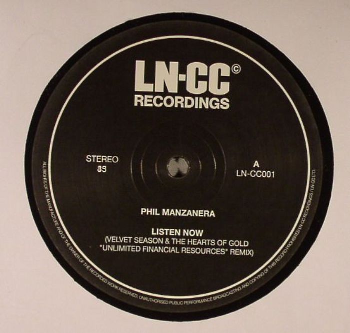MANZANERA, Phil - Remixes Volume 1