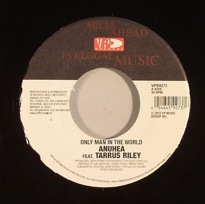 ANUHEA feat TARRUS RILEY - Only Man In The World