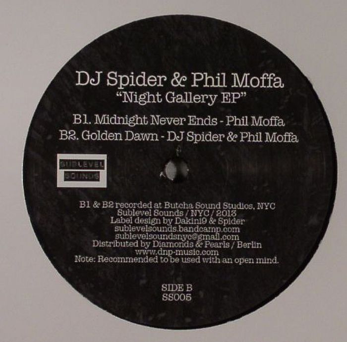 DJ SPIDER/PHIL MOFFA - Night Gallery EP