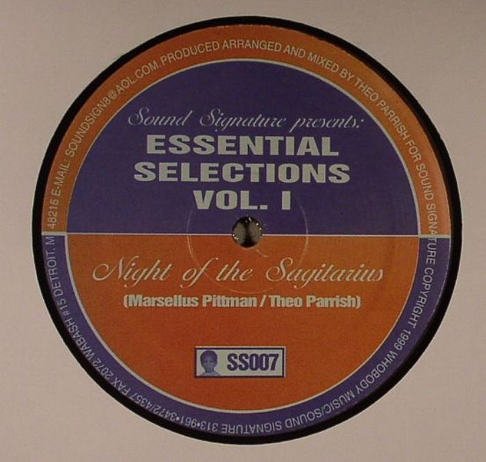 PITTMAN, Marcellus/THEO PARRISH - Essential Selections Volume 1 EP