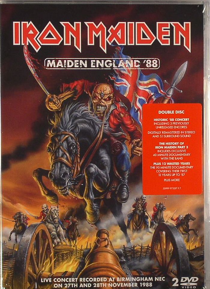 IRON MAIDEN - Maiden England '88: Live Concert Recorded At Birmingham NEC On 27th & 28th November 1988