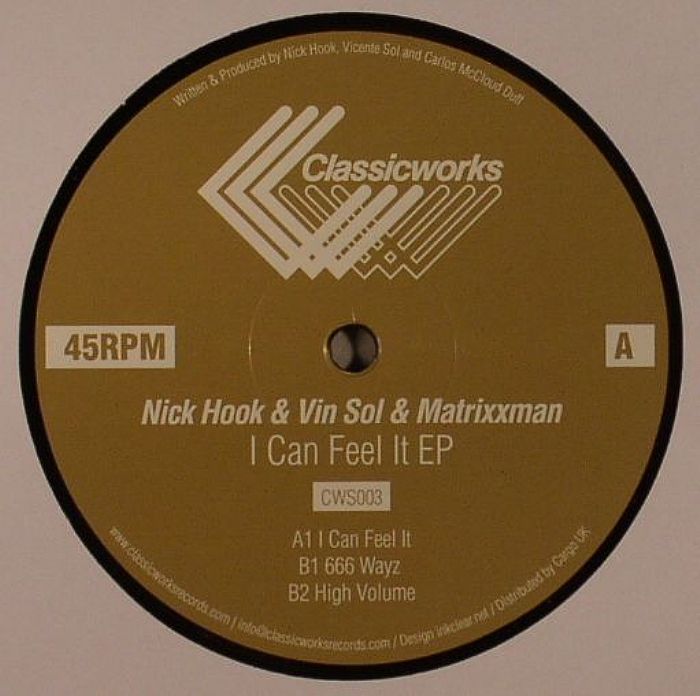 HOOK, Nick/VIN SOL/MATRIXXMAN - I Can Feel It EP