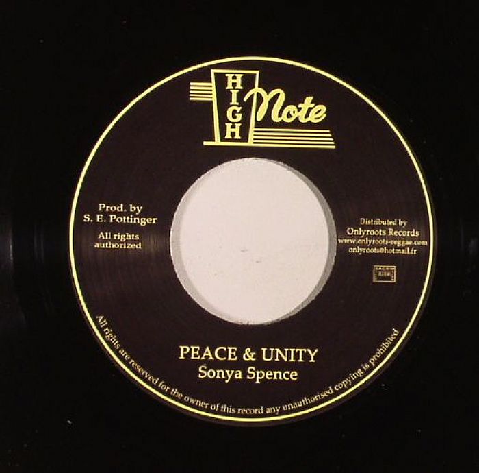 SPENCE, Sonya - Peace & Unity