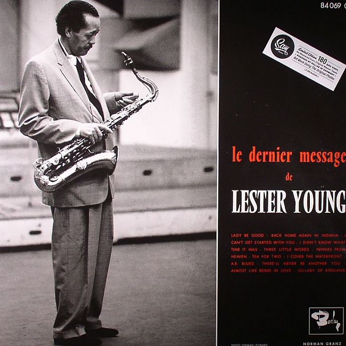Lester Young – Le Dernier Message De Lester Young vinyl cover
