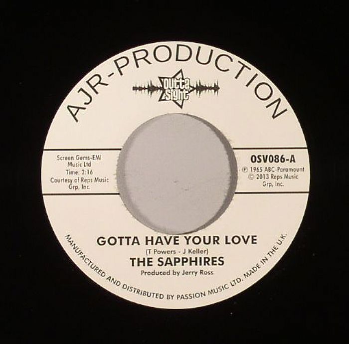 SAPPHIRES, The - Gotta Have Your Love