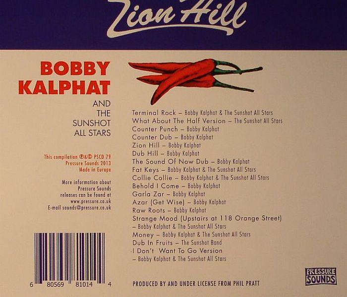 KALPHAT, Bobby/THE SUNSHOT ALL STARS - Zion Hill