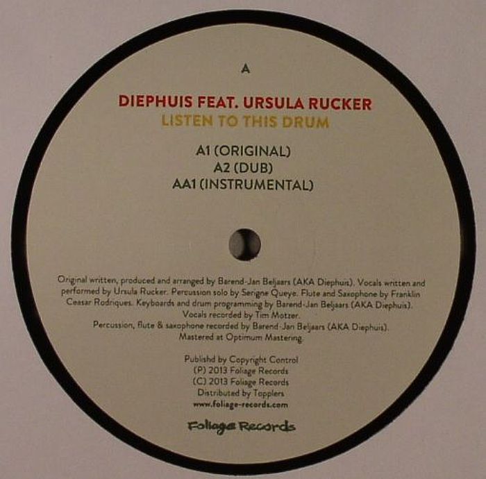 DIEPHUIS feat URSULA RUCKER - Listen To This Drum