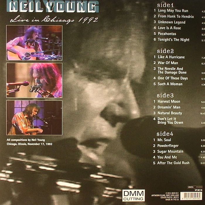 Neil Young Live In Chicago 1992 (remastered) Vinyl At Juno Records.