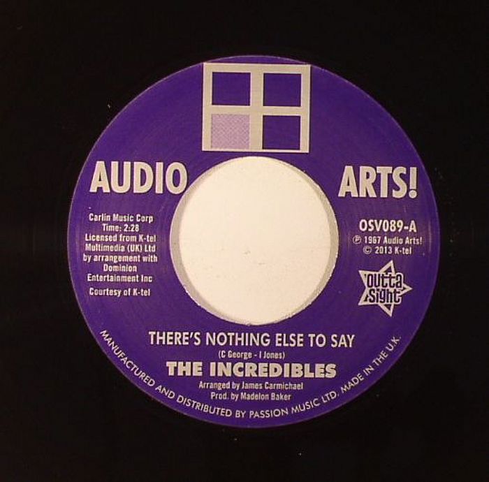 INCREDIBLES, The/AUDIO ARTS STRINGS - There's Nothing Else To Say