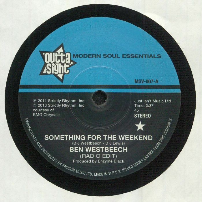 WESTBEECH, Ben - Something For The Weekend
