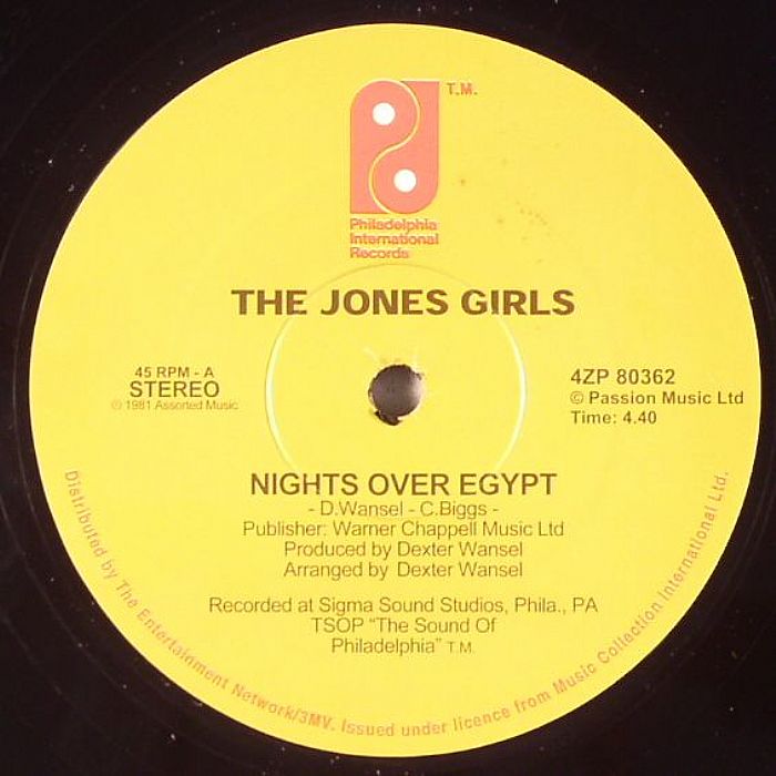 JONES GIRLS, The - Nights Over Egypt