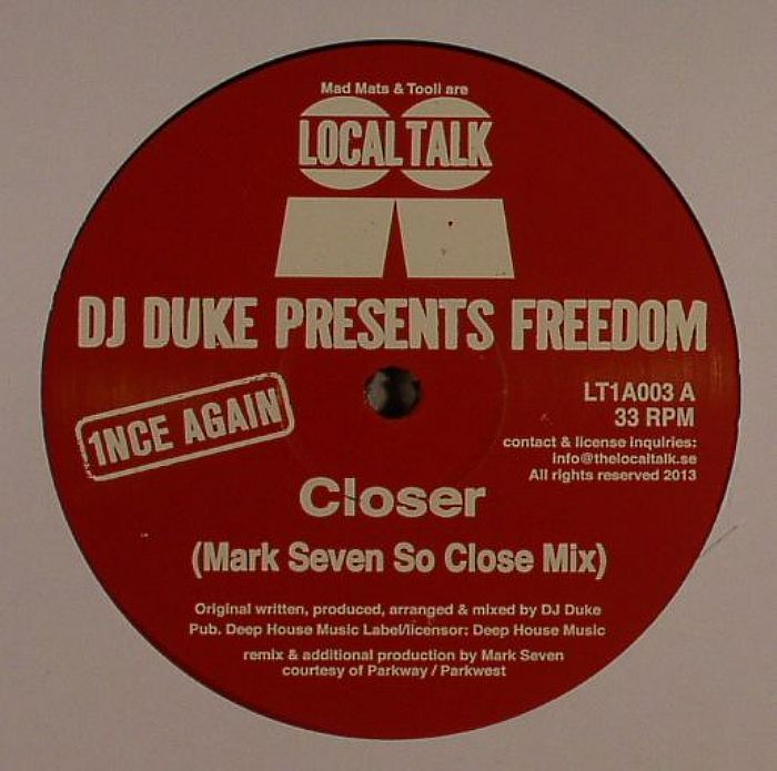 DJ DUKE presents FREEDOM - Closer