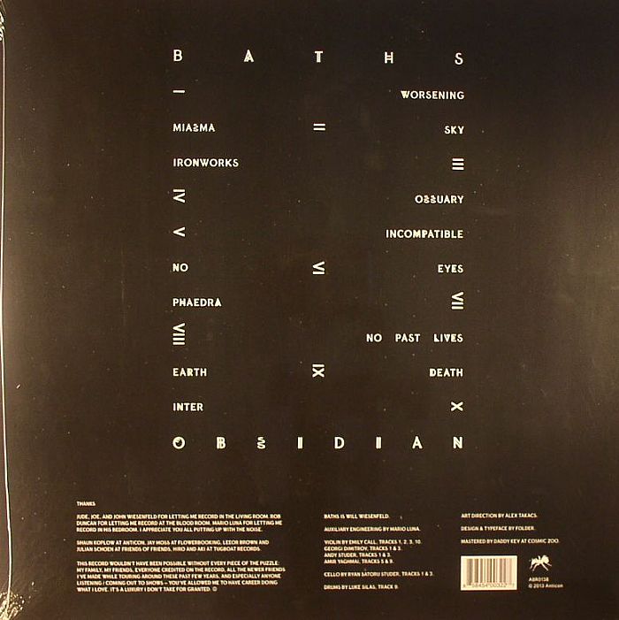 BATHS - Obsidian