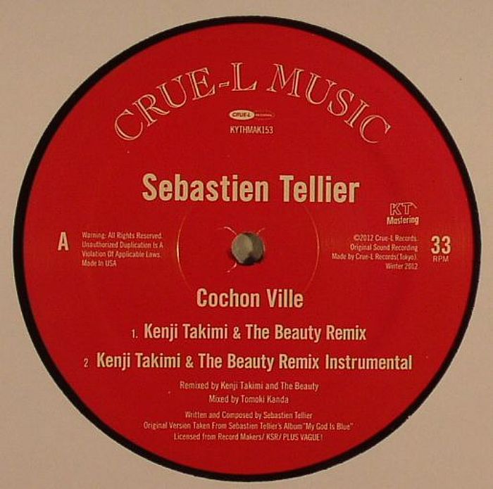 TELLIER, Sebastien - Cochon Ville (remixes)