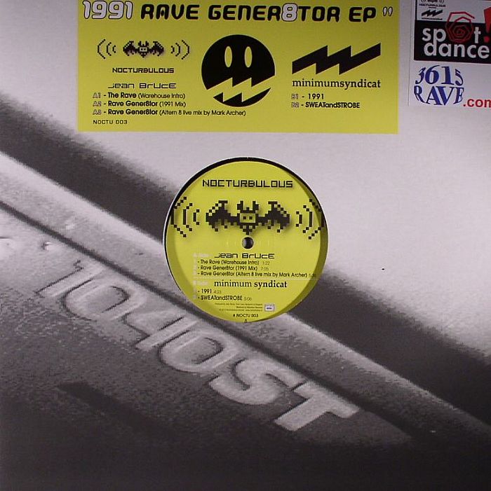 BRUCE, Jean/MINIMUM SYNDICAT - 1991 Rave Gener8tor EP