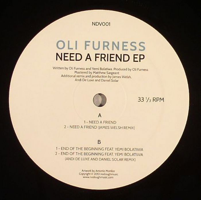 FURNESS, Oli - Need A Friend EP