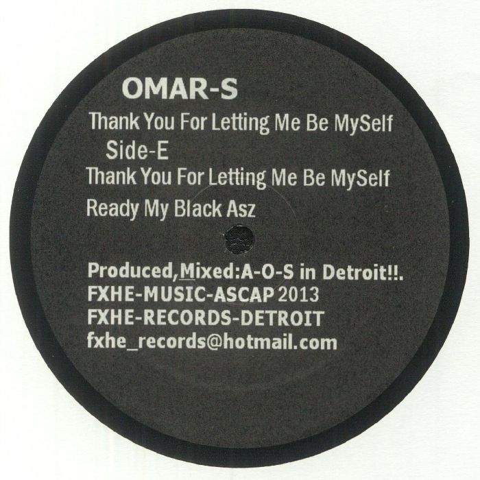 OMAR S - Thank You For Letting Me Be Myself: Part 2