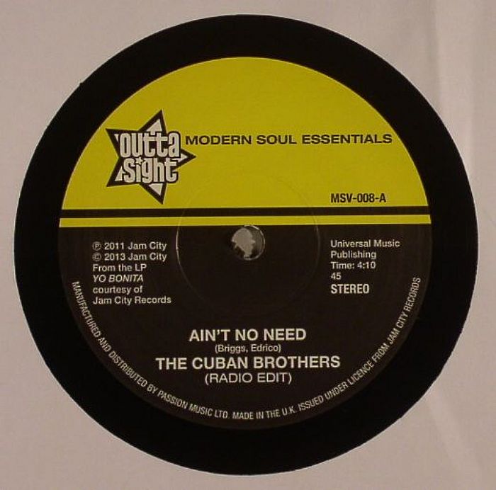 CUBAN BROTHERS, The - Ain't No Need