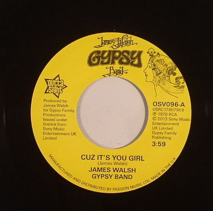 JAMES WALSH GYPSY BAND - Cuz It's You Girl