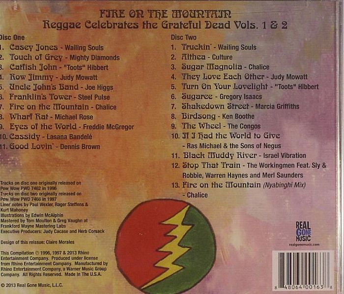 VARIOUS Fire On The Mountain: Reggae Celebrates The Grateful Dead ...