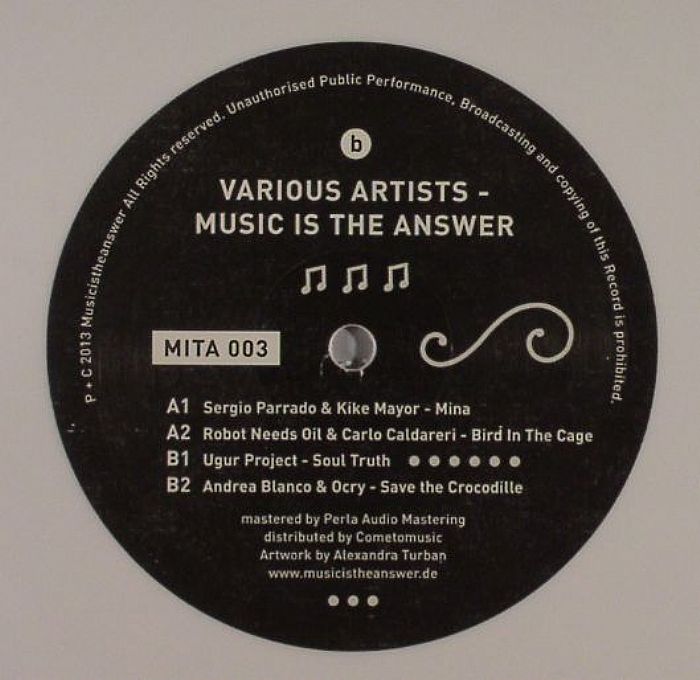 PARRADO Sergio/KIKE MAYOR/ROBOT NEEDS OIL & CARLO CALDARERI/UGUR PROJECT/ANDREA BLANCO & OCRY - Music Is The Answer