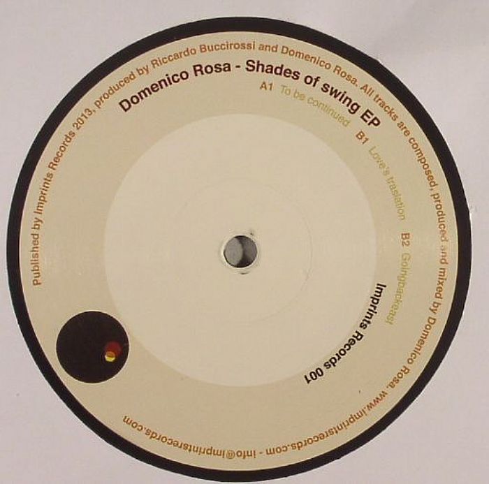 ROSA, Domenico - Shades Of Swing EP