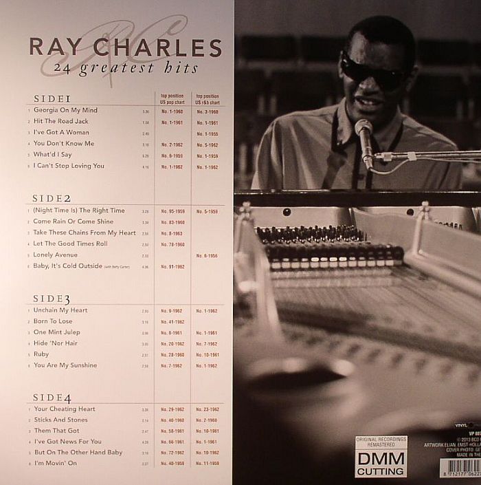 Ray CHARLES - 24 Greatest Hits Vinyl at Juno Records.