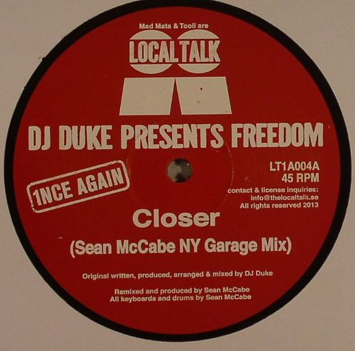 DJ DUKE presents FREEDOM - Closer (remixes)