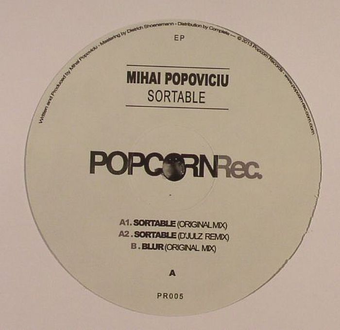 POPOVICIU, Mihai - Sortable EP