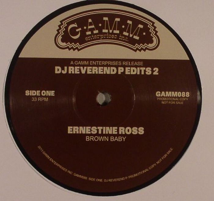 ROSS, Ernestine/MERRY STONES - DJ Reverend P Edits 2
