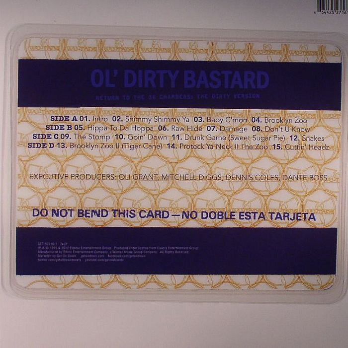 OL' DIRTY BASTARD - Return To The 36 Chambers: The Dirty Version (Standard Version)