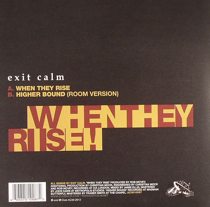 EXIT CALM - When They Rise