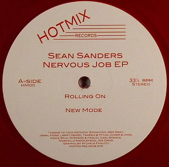 SANDERS, Sean - Nervous Job EP
