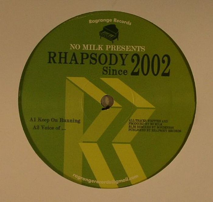 NO MILK aka YUSUKE UCHIYAMA - Rhapsody Since 2002 EP