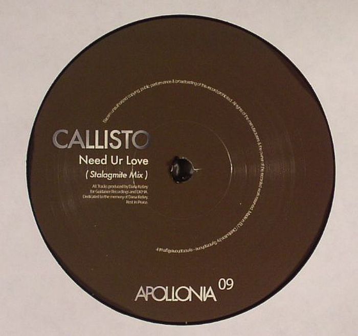 CALLISTO - Need Ur Love (Stalagmite mix)