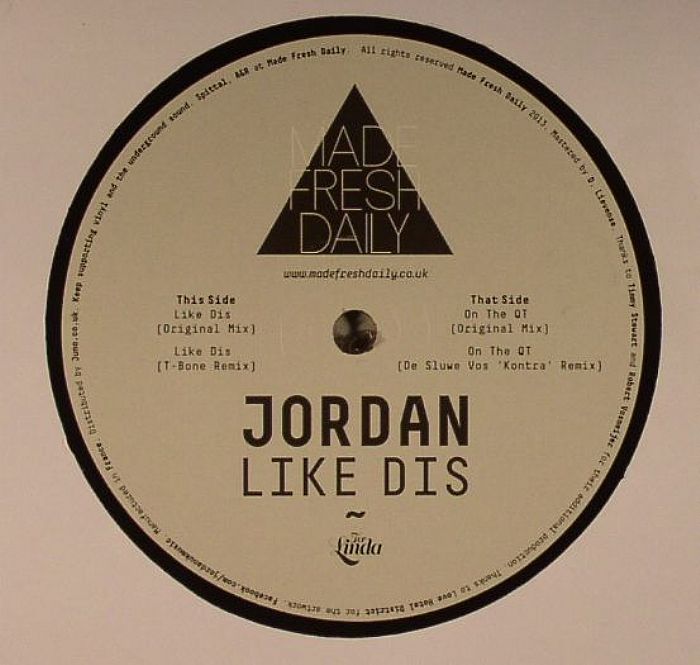 JORDAN - Like Dis EP (De Sluwe Vos remix)
