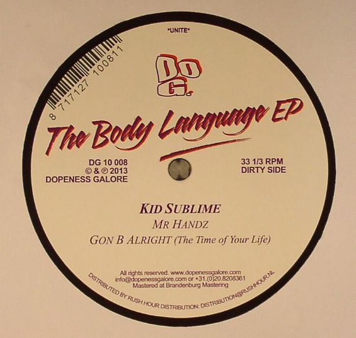 KID SUBLIME - The Body Language EP