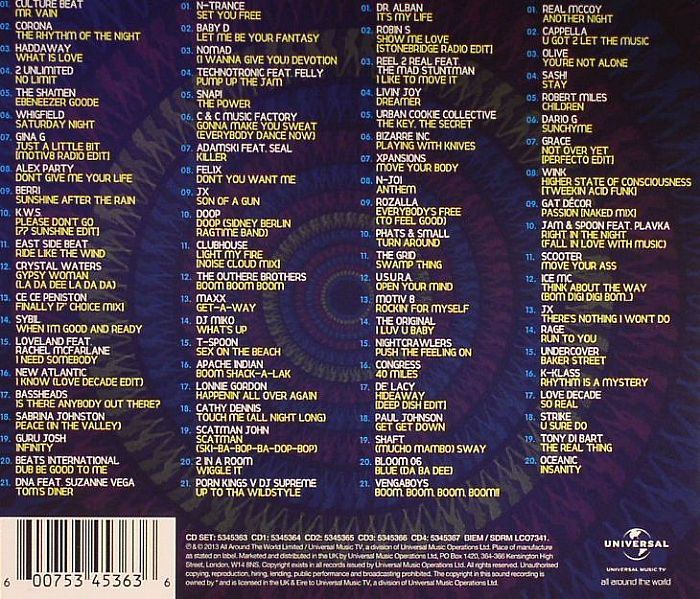 VARIOUS Clubland 90s CD at Juno Records.