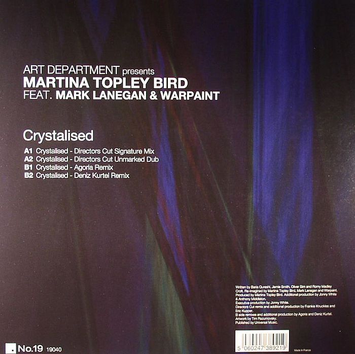 ART DEPARTMENT presents MARTINA TOPLEY BIRD feat MARK LANEGAN/WARPAINT - Crystalised