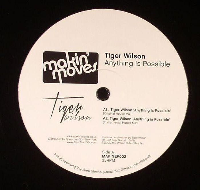 Tiger Wilson – Anything Is Possible vinyl cover