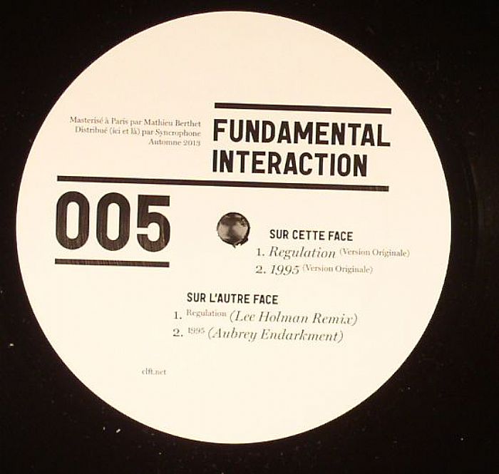FUNDAMENTAL INTERACTION - Utricule EP